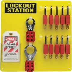 Brady - Empty Acrylic Padlock Station - Eagle Tool & Supply