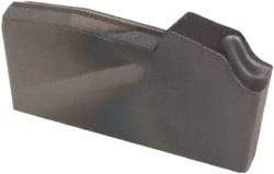 Kennametal - A24 CL KCU25 Grade, 0.1594" Cutting Width, Carbide Cutoff Insert - 6° Right Hand Lead Angle, 0.008" Cnr Rad, AlTiN Coated - Eagle Tool & Supply