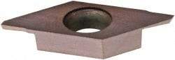 Kennametal - A23 CR KCU25 Grade, 0.118" Cutting Width, Carbide Cutoff Insert - 6° Right Hand Lead Angle, 0.012" Cnr Rad, AlTiN Coated - Eagle Tool & Supply