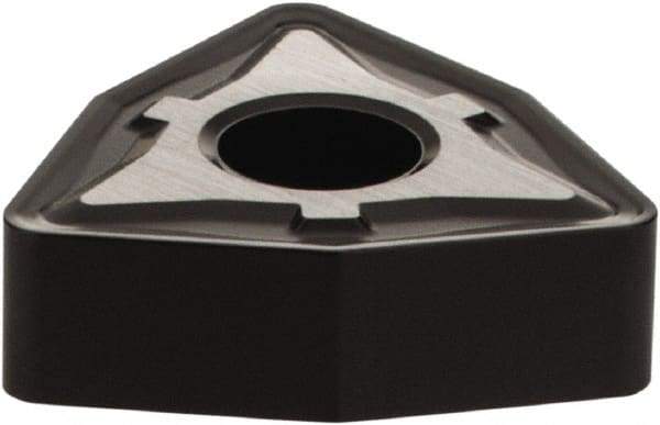 Seco - WNMG433 M5 Grade TK1001 Carbide Turning Insert - Trigon, 1/2" Inscr Circle, 0.188" Thick, 3/64" Corner Radius - Eagle Tool & Supply