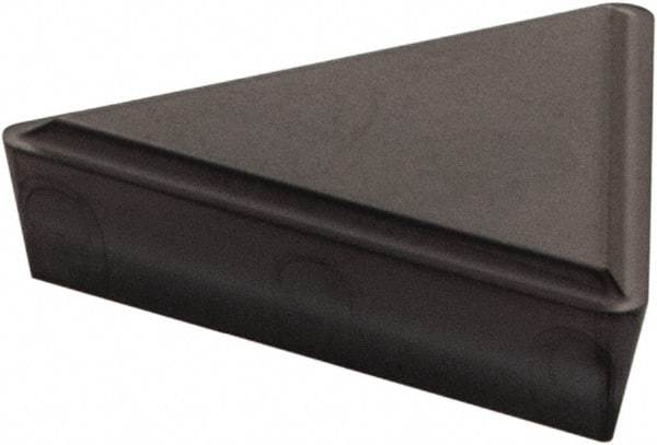 Kennametal - TPGF322 Grade KCU10 Carbide Turning Insert - AlTiN Finish, 60° Triangle, 3/8" Inscr Circle, 1/8" Thick, 1/32" Corner Radius - Eagle Tool & Supply