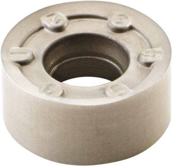 Kennametal - RNGJ1204M0 LD Grade KC422M Carbide Milling Insert - TiB2 Finish, 0.187" Thick, 12mm Inscribed Circle - Eagle Tool & Supply