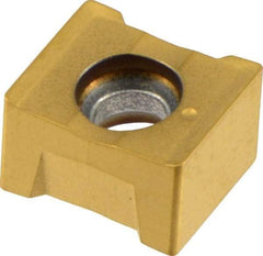 Seco - LNKT080504 M06 Grade F40M Carbide Milling Insert - TiAlN/TiN Finish, 0.197" Thick, 0.016" Corner Radius - Eagle Tool & Supply