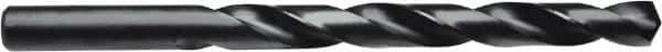 Irwin - 13/32" 135° High Speed Steel Jobber Drill - Oxide Finish, Right Hand Cut, Spiral Flute, Straight Shank, 5-1/4" OAL, Split Point - Eagle Tool & Supply