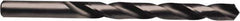 Irwin - 11.5mm 135° High Speed Steel Jobber Drill - Oxide Finish, Right Hand Cut, Spiral Flute, Straight Shank, 5-5/8" OAL, Split Point - Eagle Tool & Supply