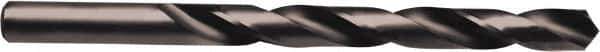 Irwin - Letter A 135° High Speed Steel Jobber Drill - Bright Finish, Right Hand Cut, Spiral Flute, Straight Shank, 3-7/8" OAL, Split Point - Eagle Tool & Supply