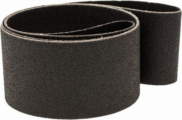 Made in USA - 2" Wide x 42" OAL, 80 Grit, Silicon Carbide Abrasive Belt - Silicon Carbide, Medium, Coated, X/Y Weighted Cloth Backing, Wet/Dry - Eagle Tool & Supply