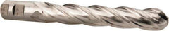 Melin Tool - 1" Diam, 6" LOC, 4 Flute Cobalt Ball End Mill - Uncoated, Single End, 8-1/2" OAL, 1" Shank Diam, Spiral Flute - Eagle Tool & Supply