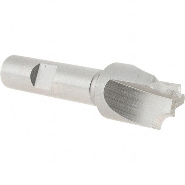 Melin Tool - 3/16" Radius, 3/4" Mill Diam, 3 Flute Cobalt Corner Rounding End Mill - Single End, Uncoated, 3/8" Tip Diam, 3" OAL, 3/4" Shank Diam - Eagle Tool & Supply