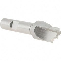 Melin Tool - 3/16" Radius, 3/4" Mill Diam, 3 Flute Cobalt Corner Rounding End Mill - Single End, Uncoated, 3/8" Tip Diam, 3" OAL, 3/4" Shank Diam - Eagle Tool & Supply