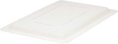 Rubbermaid - 18" Long x 12" Wide, Rectangular Polyethylene Lid - Snap-On, Use with FG350400, FG350700, FG350900 - Eagle Tool & Supply