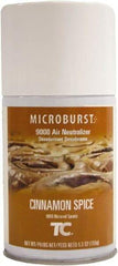 Rubbermaid - 5.3 oz Air Freshener Dispenser Aerosol Refill - Cinnamon Spice, Compatible with Microburst 9000 Dispensers - Eagle Tool & Supply