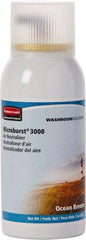 Rubbermaid - 2 oz Air Freshener Dispenser Aerosol Refill - Ocean Breeze, Compatible with Microburst 3000 Dispensers - Eagle Tool & Supply