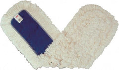 Rubbermaid - 36" Long x 5" Wide Cotton Dust Mop Head - Envelope Connection, White, Cut-End Head, Launderable - Eagle Tool & Supply