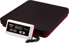 Rubbermaid - 150 Lb Capacity, LCD Receiving Scale - 0.2 Lb Graduation, Low-Profile, Non-Skid Platform & Tare Feature - Eagle Tool & Supply