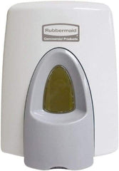 Rubbermaid - 400 mL Foam Seat Cleaner System Dispenser - Plastic, Wall Mounted, White - Eagle Tool & Supply