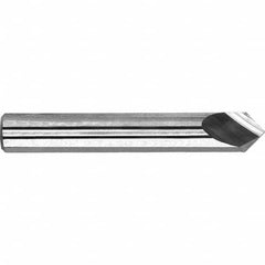 Melin Tool - 1/2" Diam 2 Flute Single End Solid Carbide Chamfer Mill - Eagle Tool & Supply