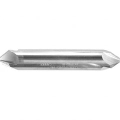 Melin Tool - 3/8" Head Diam, 3/8" Shank Diam, 4 Flute 110° Solid Carbide Countersink - Eagle Tool & Supply