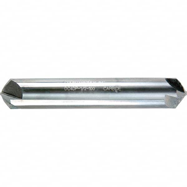 Melin Tool - 5/8" Head Diam, 5/8" Shank Diam, 4 Flute 120° Solid Carbide Countersink - Eagle Tool & Supply