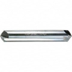 Melin Tool - 1/2" Head Diam, 1/2" Shank Diam, 4 Flute 120° Solid Carbide Countersink - Eagle Tool & Supply