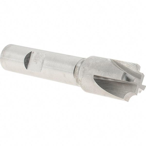 Melin Tool - 1/8" Radius, 5/8" Mill Diam, 4 Flute Cobalt Corner Rounding End Mill - Single End, Uncoated, 3/8" Tip Diam, 3" OAL, 1/2" Shank Diam - Eagle Tool & Supply