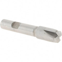 Melin Tool - 1/32" Radius, 7/16" Mill Diam, 4 Flute Cobalt Corner Rounding End Mill - Single End, Uncoated, 3/8" Tip Diam, 2-1/2" OAL, 7/16" Shank Diam - Eagle Tool & Supply