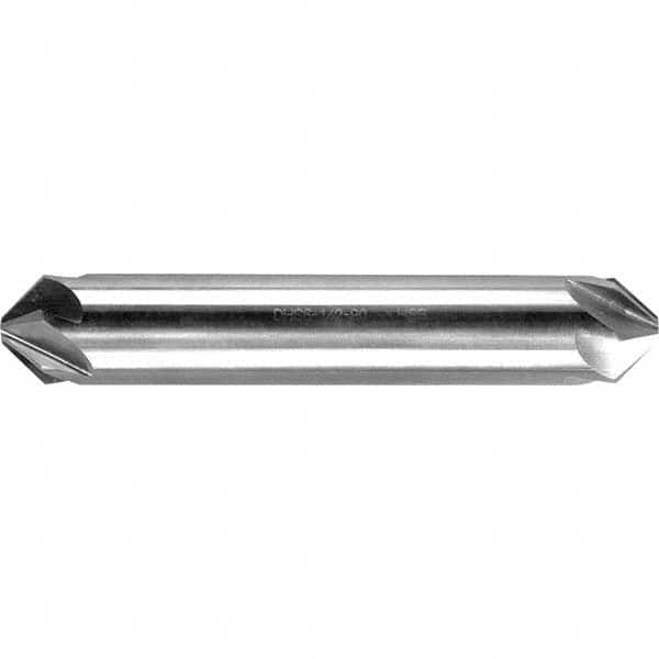 Melin Tool - 3/4" Head Diam, 3/4" Shank Diam, 6 Flute 60° High Speed Steel Countersink - Eagle Tool & Supply