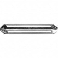 Melin Tool - 1/8" Head Diam, 1/8" Shank Diam, 6 Flute 120° High Speed Steel Countersink - Eagle Tool & Supply