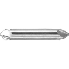 Melin Tool - 1/2" Head Diam, 1/2" Shank Diam, 4 Flute 90° High Speed Steel Countersink - Eagle Tool & Supply
