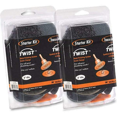 WALTER Surface Technologies - 16 Piece, 36, 50, 60, 80, 120 Grit, 3" Disc Diam, Abrasive Disc Kit - Coated, (2) Medium, Coarse, Fine, Super Fine Grade, Zirconia Alumina - Eagle Tool & Supply