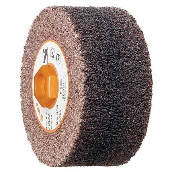 WALTER Surface Technologies - 4-1/2" Diam Aluminum Oxide Unmounted Flap Wheel - 5/8-11 Threaded Hole, 2" Wide, Nonwoven, Grade Coarse, 3,800 Max RPM - Eagle Tool & Supply