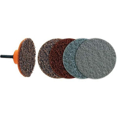 WALTER Surface Technologies - 3" Disc Diam, Aluminum Oxide Quick Change Disc - Type R Attaching System, Nonwoven, Medium Grade, 28,000 RPM, 04-G\xB6Twist Blendex Series - Eagle Tool & Supply