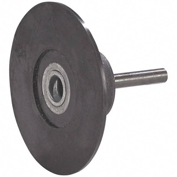 WALTER Surface Technologies - 3" Diam Disc Backing Pad - 1/4" Shank Diam, Hard Density, 28,000 RPM, Twist Compatible - Eagle Tool & Supply
