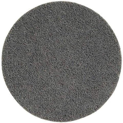 WALTER Surface Technologies - 3" Medium Grade Aluminum Oxide Deburring Disc - Quick Change Connection, Gray, 15,100 Max RPM - Eagle Tool & Supply