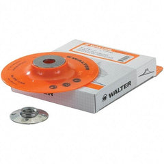 WALTER Surface Technologies - 5" Diam Disc Backing Pad - 12,200 RPM - Eagle Tool & Supply