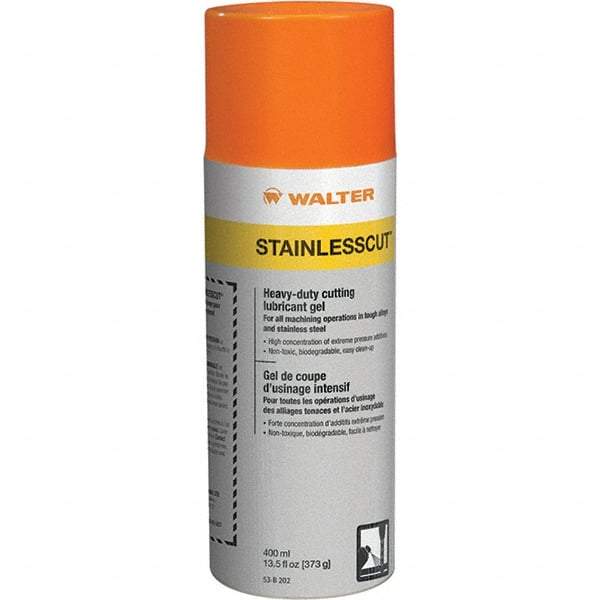 WALTER Surface Technologies - StainlessCut, 11 oz Aerosol Cutting Fluid - Aerosol, For Broaching, Drilling, Milling, Reaming, Sawing, Turning - Eagle Tool & Supply