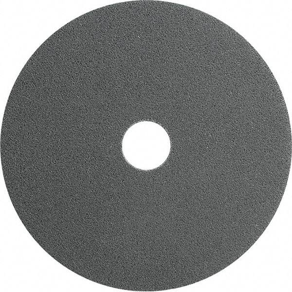 WALTER Surface Technologies - 6" Diam, 1/4" Face Width, 1" Center Hole, Fine Grade, Silicon Carbide Deburring Wheel - Unitized, Medium Grade, 7,500 RPM - Eagle Tool & Supply