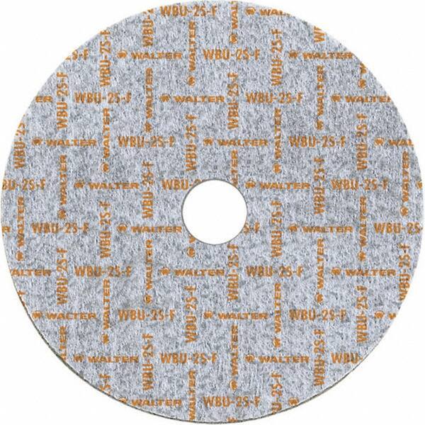 WALTER Surface Technologies - 6" Diam, 1" Face Width, 1" Center Hole, Fine Grade, Silicon Carbide Deburring Wheel - Unitized, Soft Grade, 5,000 RPM - Eagle Tool & Supply