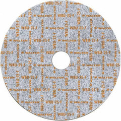 WALTER Surface Technologies - 6" Diam, 1" Face Width, 1" Center Hole, Fine Grade, Silicon Carbide Deburring Wheel - Unitized, Soft Grade, 5,000 RPM - Eagle Tool & Supply