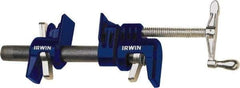 Irwin - 1/2" Pipe, 1-7/8" Throat Depth, Clutch Pipe Clamp - For Use with Unthreaded Pipe - Eagle Tool & Supply