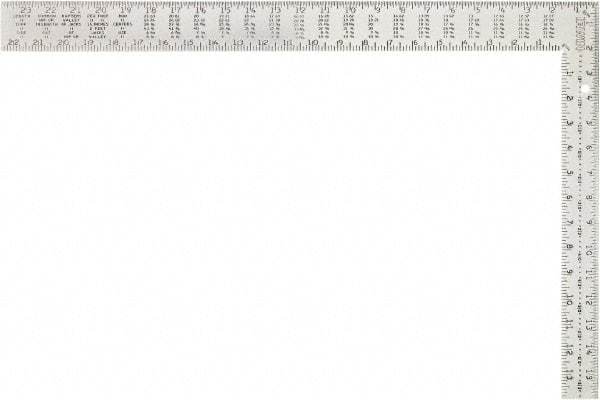 Irwin - 24" Blade Length, 16" Base Length Aluminum Square - Eagle Tool & Supply