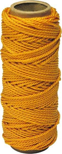 Irwin - #18, Nylon Braided Twine - Orange - Eagle Tool & Supply