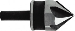 Irwin - 3/4" Head Diam, 1/4" Shank Diam, 5 Flute 82° High Speed Steel Countersink - Eagle Tool & Supply