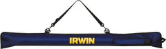 Irwin - 78" Long, Level Soft Case Mount - Blue, Use with Utility Levels - Eagle Tool & Supply