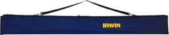 Irwin - 48 to 72" Long, Level Soft Case Mount - Blue, Use with Utility Extendable Levels - Eagle Tool & Supply