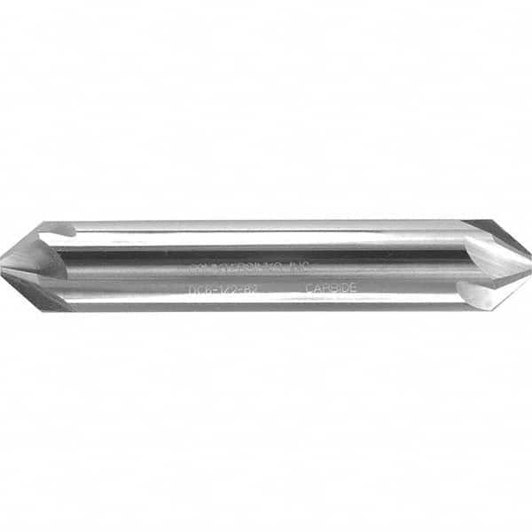 Melin Tool - 1/2" Head Diam, 1/2" Shank Diam, 6 Flute 82° Solid Carbide Countersink - Eagle Tool & Supply