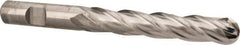 Melin Tool - 1/2" Diam, 3" LOC, 4 Flute Cobalt Ball End Mill - Uncoated, Single End, 5" OAL, 1/2" Shank Diam, Spiral Flute - Eagle Tool & Supply