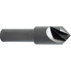 Melin Tool - 3/8" Head Diam, 1/4" Shank Diam, 1 Flute 100° High Speed Steel Countersink - Eagle Tool & Supply