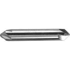 Melin Tool - 1/4" Head Diam, 1/4" Shank Diam, 4 Flute 120° High Speed Steel Countersink - Eagle Tool & Supply