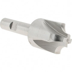 Melin Tool - 5/16" Radius, 1-1/8" Mill Diam, 4 Flute Cobalt Corner Rounding End Mill - Single End, Uncoated, 1/2" Tip Diam, 3-1/2" OAL, 1-1/8" Shank Diam - Eagle Tool & Supply